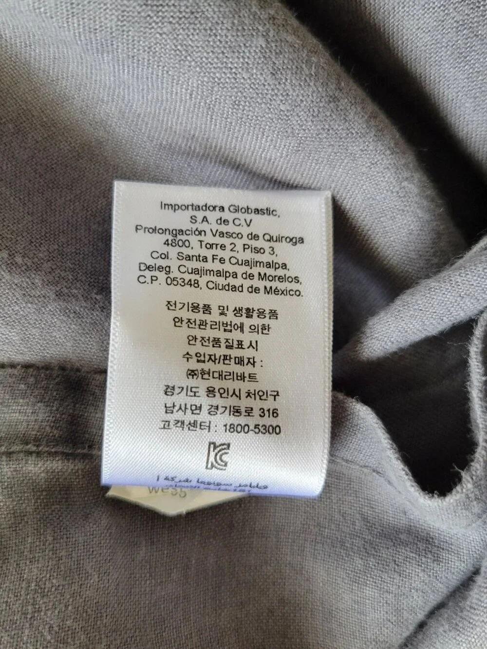West Elm Linen Charcoal Grey Pillowcase One 26x26 Minimalist Neutral Modern